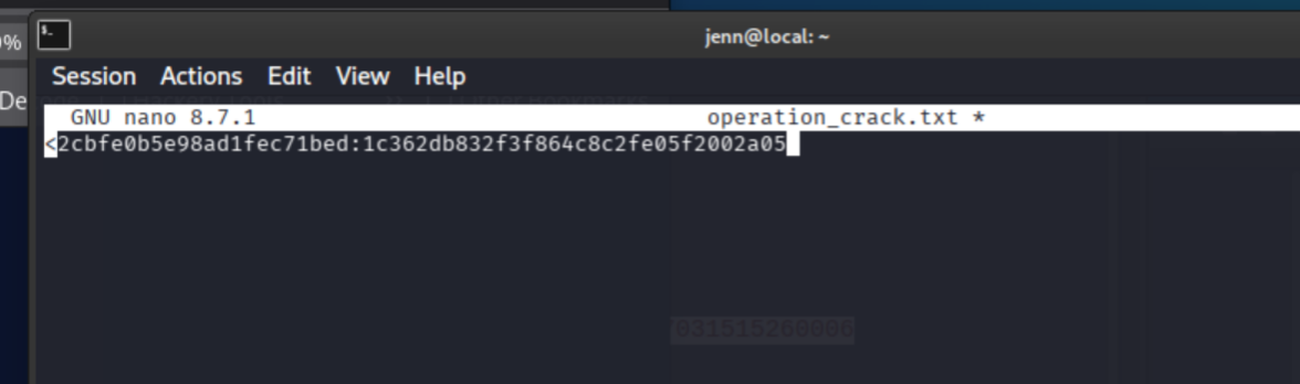 Text file with hash:salt formatted for hashcat input